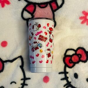 Sanrio Hello Kitty White Coffee Travel Tumbler Cup!
